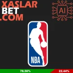 Xaslarbet's NBA AI betting option with a 78.56% win rate.