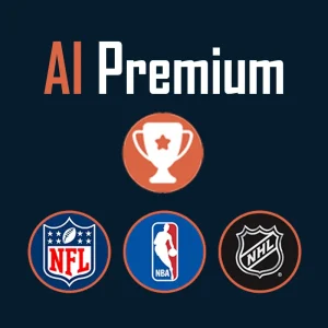 Xaslarbet AI Premium -subscription Access - NFL,NBA and NHL, Daily props and top picks