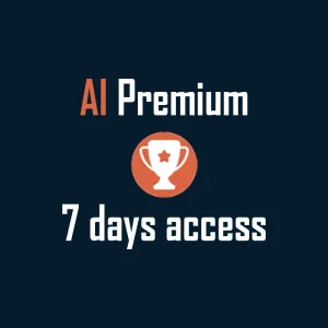 Xaslarbet AI Premium 7-Days Access - NFL,NBA and NHL, Daily props and top picks