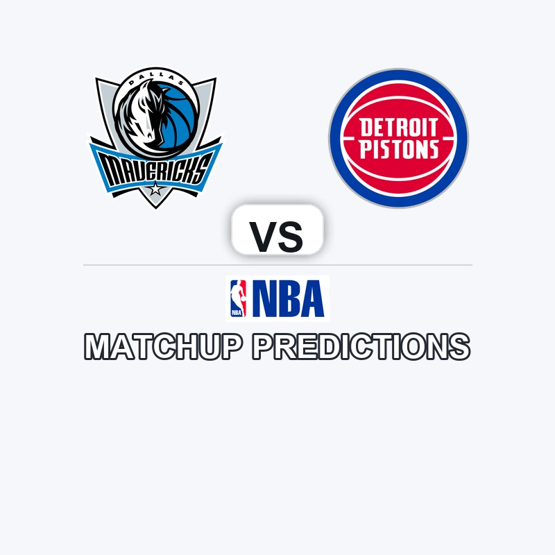 Dallas Mavericks vs Detroit Pistons Prediction - NBA Preview, Picks & Analysis