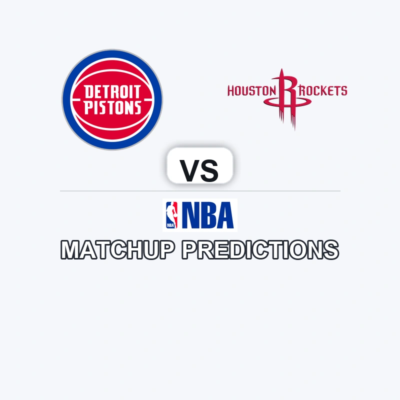 Detroit Pistons vs Houston Rockets Prediction - NBA Preview, Picks & Analysis