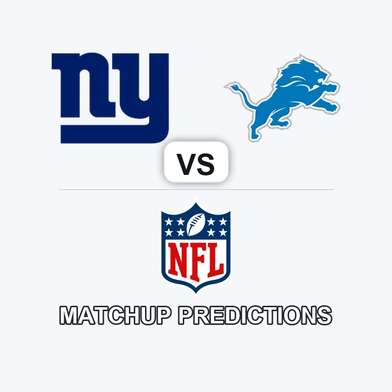 New York Giants vs Detroit Lions Prediction - NFL Preview, Picks & Analysis