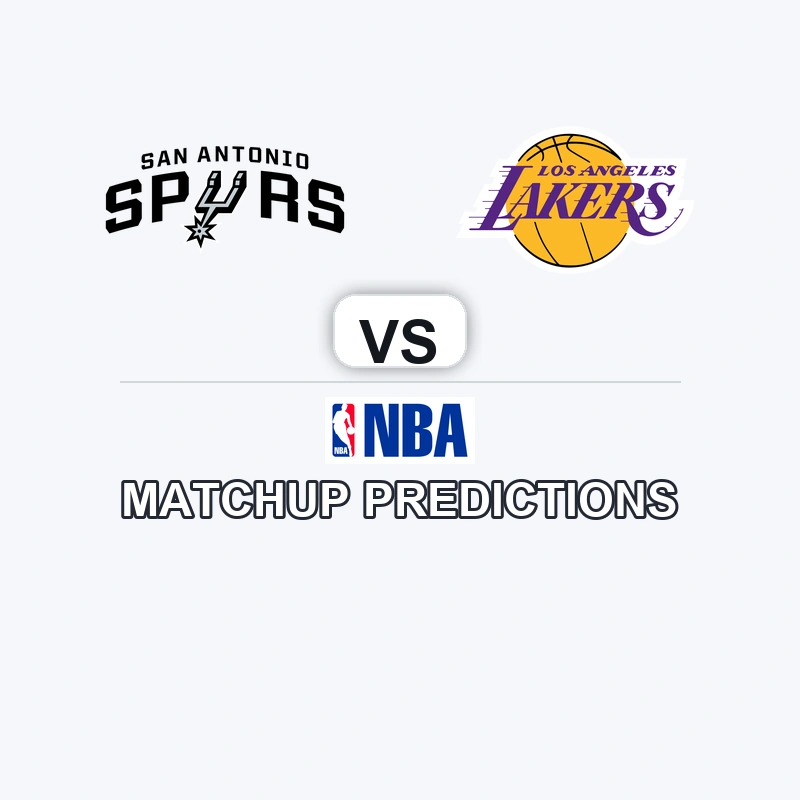 San Antonio Spurs vs Los Angeles Lakers Prediction - NBA Preview, Picks & Analysis