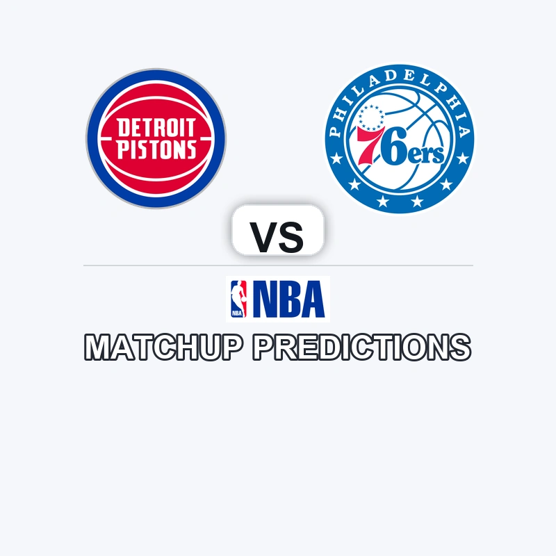 Detroit Pistons vs Philadelphia 76 ers Prediction - NBA Preview, Picks & Analysis