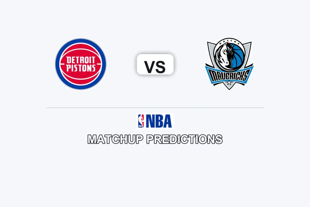 Detroit Pistons vs Dallas Mavericks Prediction - NBA Game Preview, Picks, Player Props & Analysis