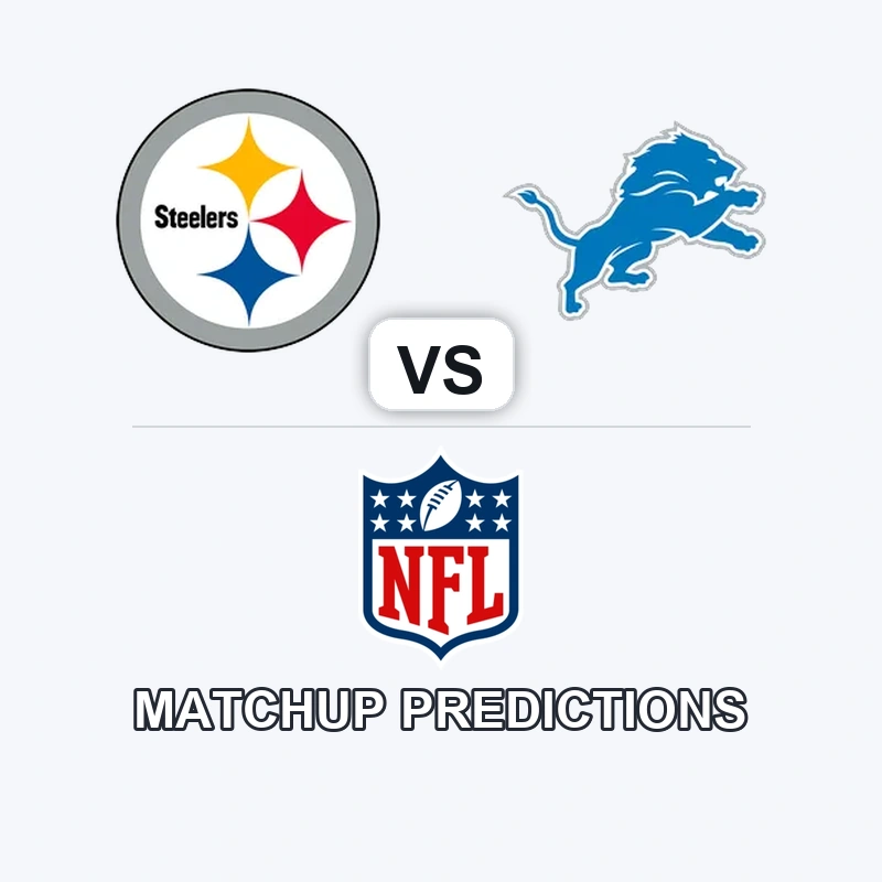 Pittsburgh Steelers vs Detroit Lions Prediction - NFL Preview, Picks & Analysis