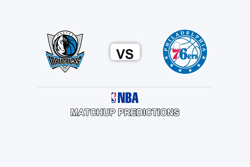 Dallas Mavericks vs Philadelphia 76 ers Prediction - NBA Game Preview, Picks, Player Props & Analysis