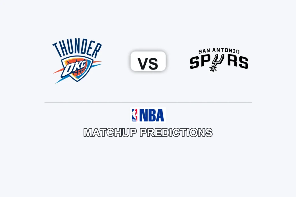 Oklahoma City Thunder vs San Antonio Spurs Prediction - NBA Game Preview, Picks, Player Props & Analysis
