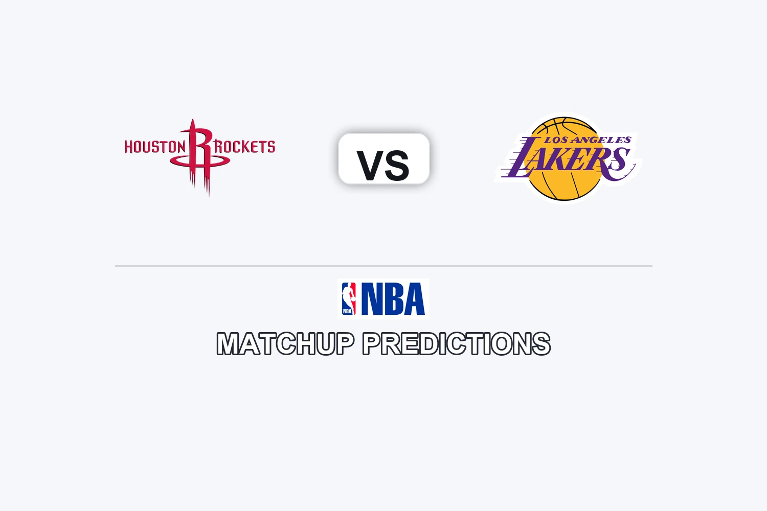 Houston Rockets vs Los Angeles Lakers Prediction - NBA Game Preview, Picks, Player Props & Analysis