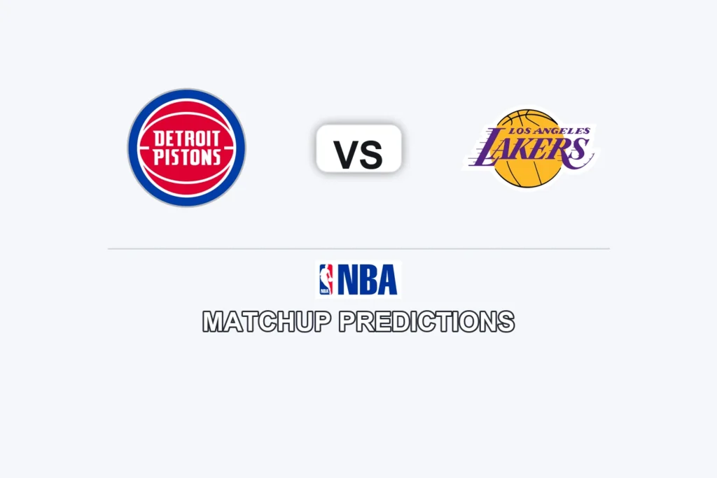 Detroit Pistons vs Los Angeles Lakers Prediction - NBA Game Preview, Picks, Player Props & Analysis
