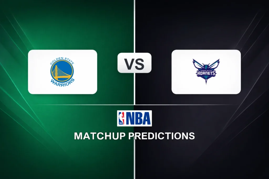 Golden State Warriors vs Charlotte Hornets Prediction - NBA Game Preview, Picks, Player Props & Analysis
