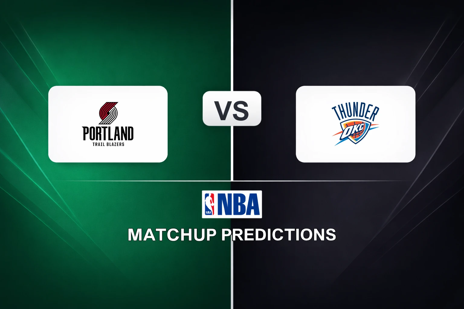 Portland Trail Blazers vs Oklahoma City Thunder Prediction - NBA Game Preview, Picks, Player Props & Analysis