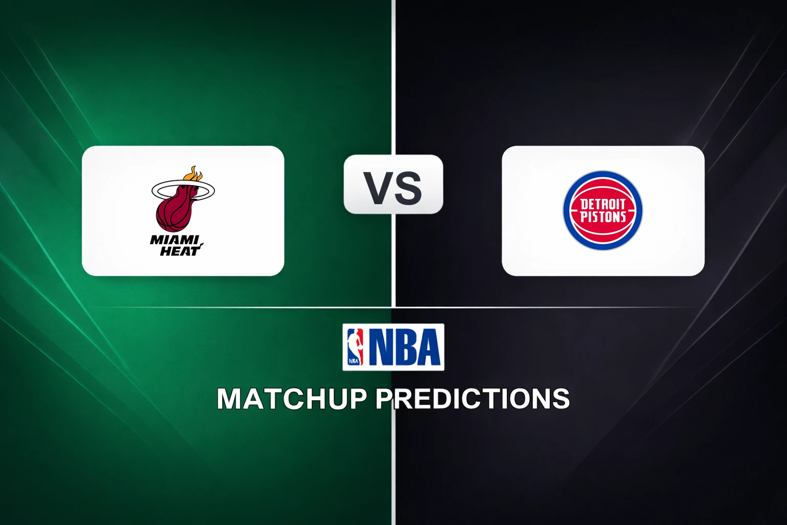 Miami Heat vs Detroit Pistons Prediction - NBA Game Preview, Picks, Player Props & Analysis