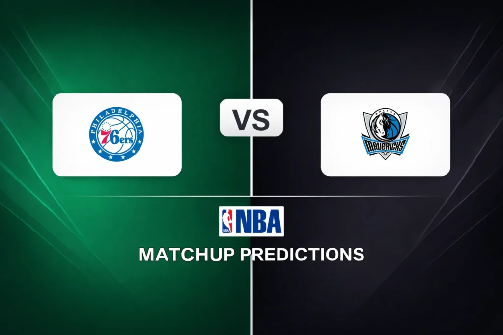 Philadelphia 76 ers vs Dallas Mavericks Prediction - NBA Game Preview, Picks, Player Props & Analysis