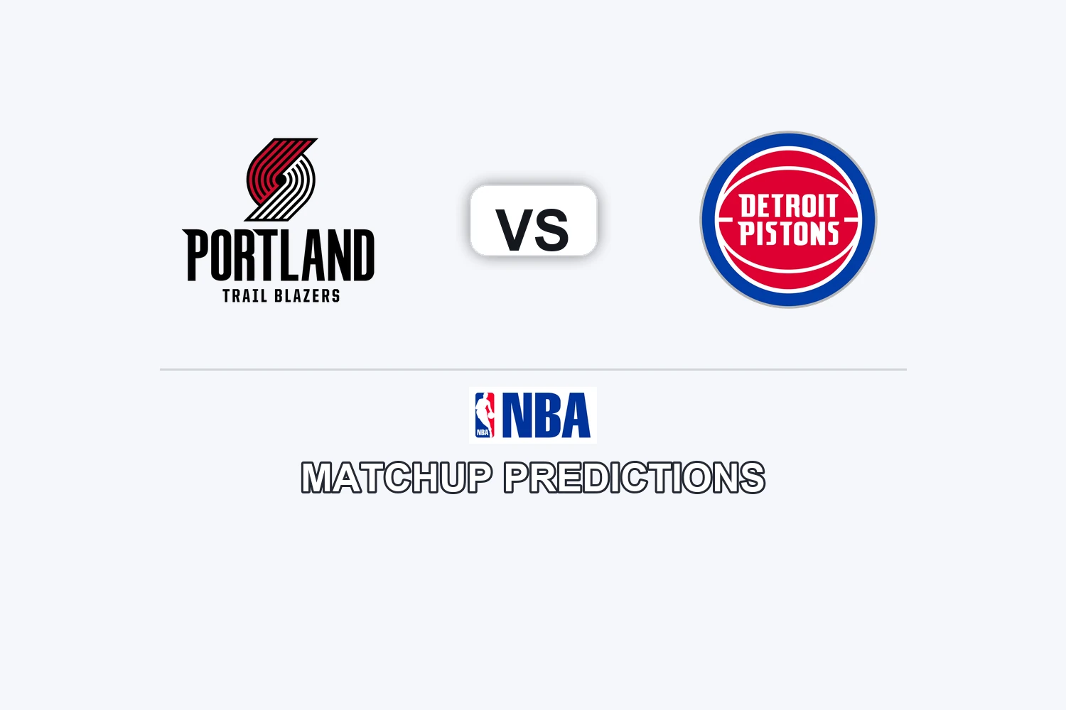 Portland Trail Blazers vs Detroit Pistons Prediction - NBA Game Preview, Picks, Player Props & Analysis