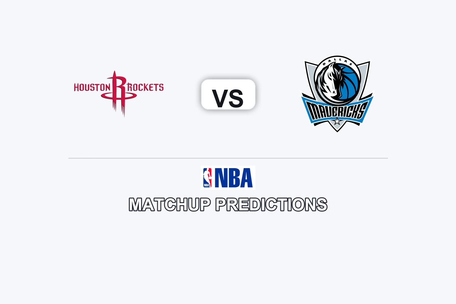 Houston Rockets vs Dallas Mavericks Prediction - NBA Game Preview, Picks, Player Props & Analysis
