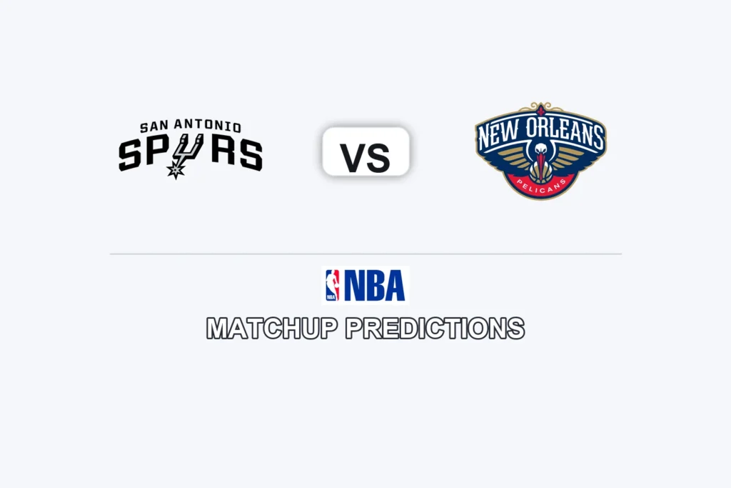 San Antonio Spurs vs New Orleans Pelicans Prediction - NBA Game Preview, Picks, Player Props & Analysis