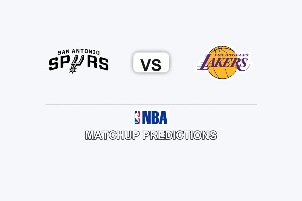 San Antonio Spurs vs Los Angeles Lakers Prediction - NBA Game Preview, Picks, Player Props & Analysis
