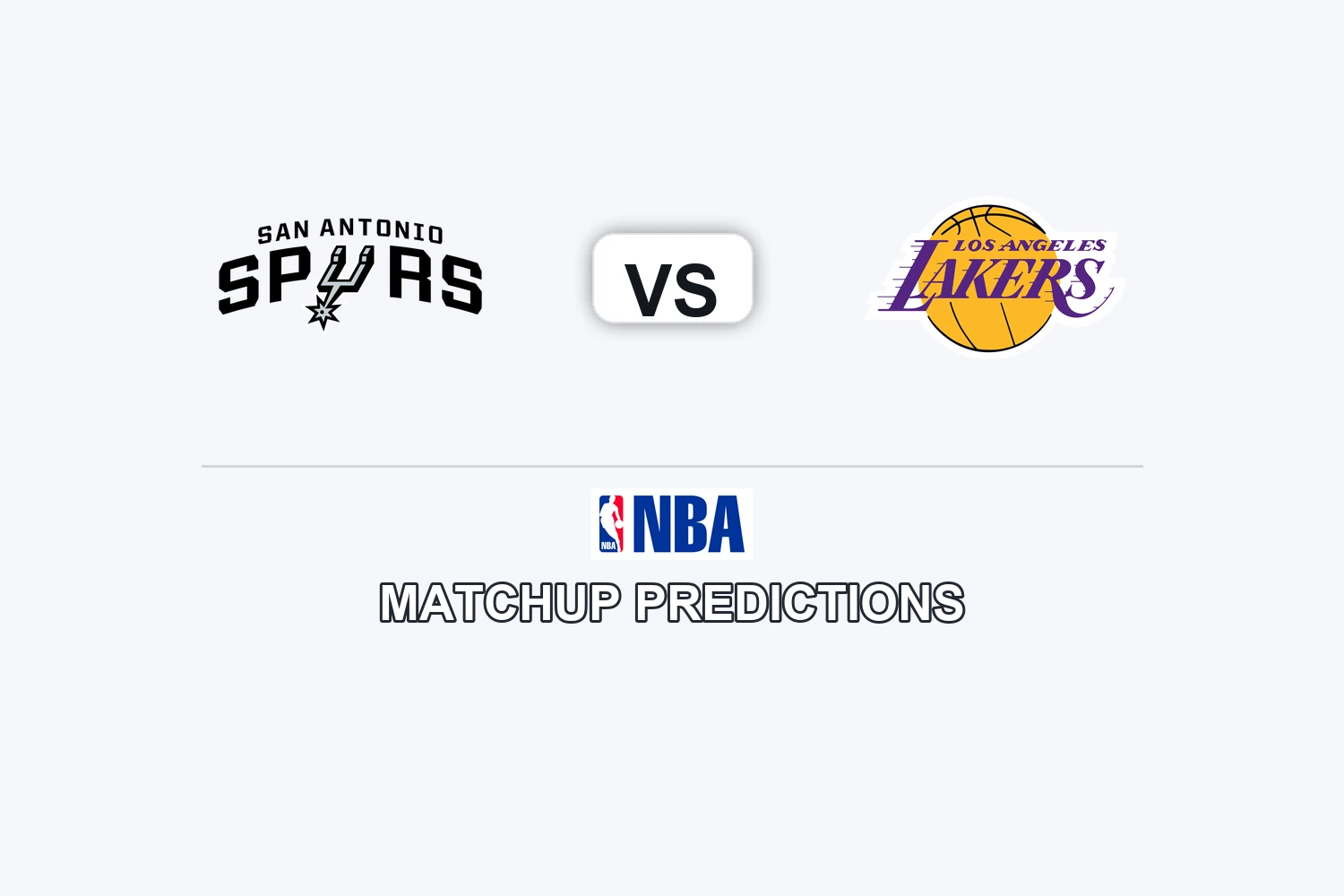 San Antonio Spurs vs Los Angeles Lakers Prediction - NBA Game Preview, Picks, Player Props & Analysis