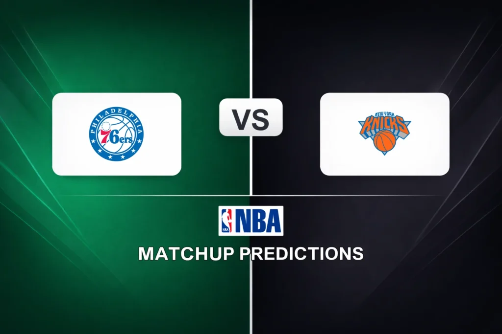 Philadelphia 76 ers vs New York Knicks Prediction - NBA Game Preview, Picks, Player Props & Analysis