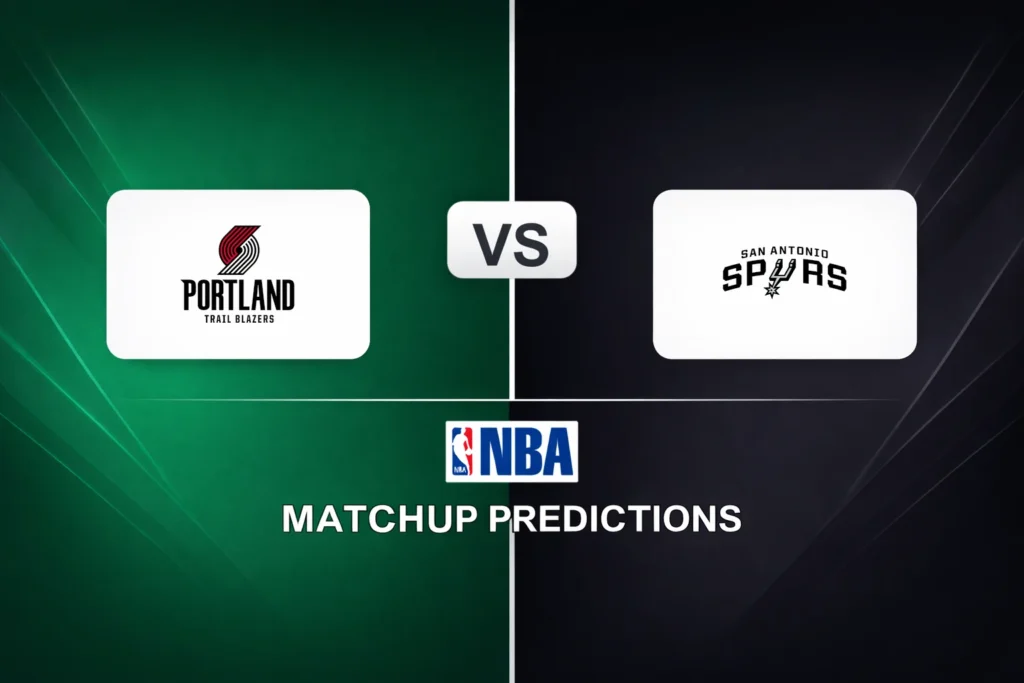 Portland Trail Blazers vs San Antonio Spurs Prediction - NBA Game Preview, Picks, Player Props & Analysis