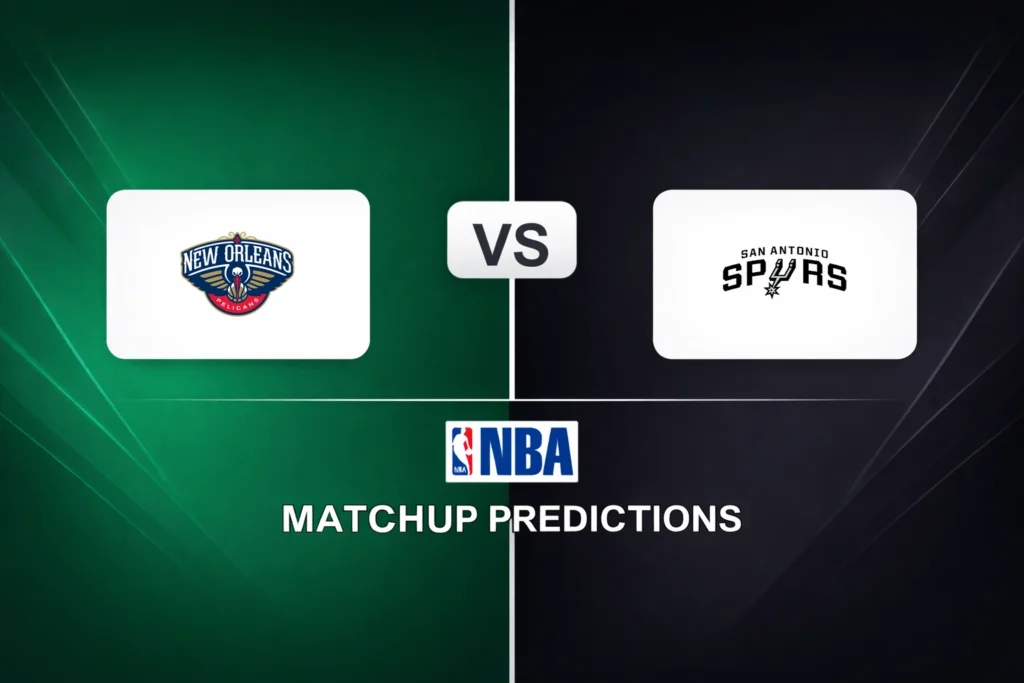 New Orleans Pelicans vs San Antonio Spurs Prediction - NBA Game Preview, Picks, Player Props & Analysis