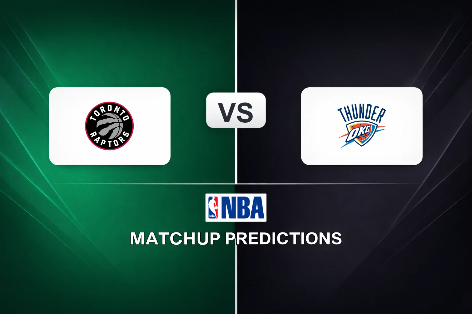 Toronto Raptors vs Oklahoma City Thunder Prediction – NBA Game Preview