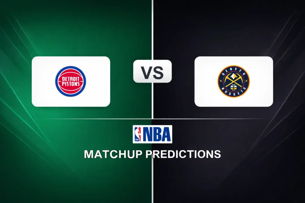 Detroit Pistons vs Denver Nuggets Prediction - NBA Game Preview, Picks, Player Props & Analysis