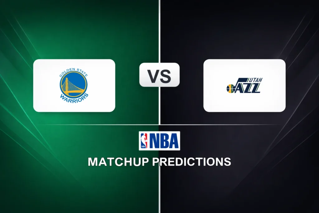 Golden State Warriors vs Utah Jazz Prediction - NBA Game Preview, Picks, Player Props & Analysis