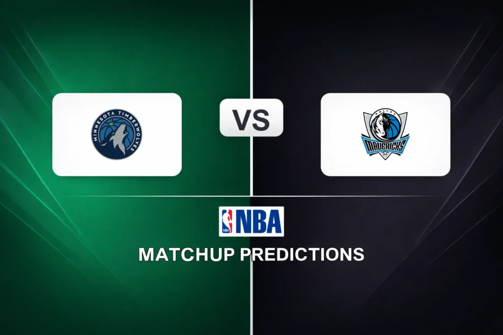 Minnesota Timberwolves vs Dallas Mavericks Prediction - NBA Game Preview, Picks, Player Props & Analysis
