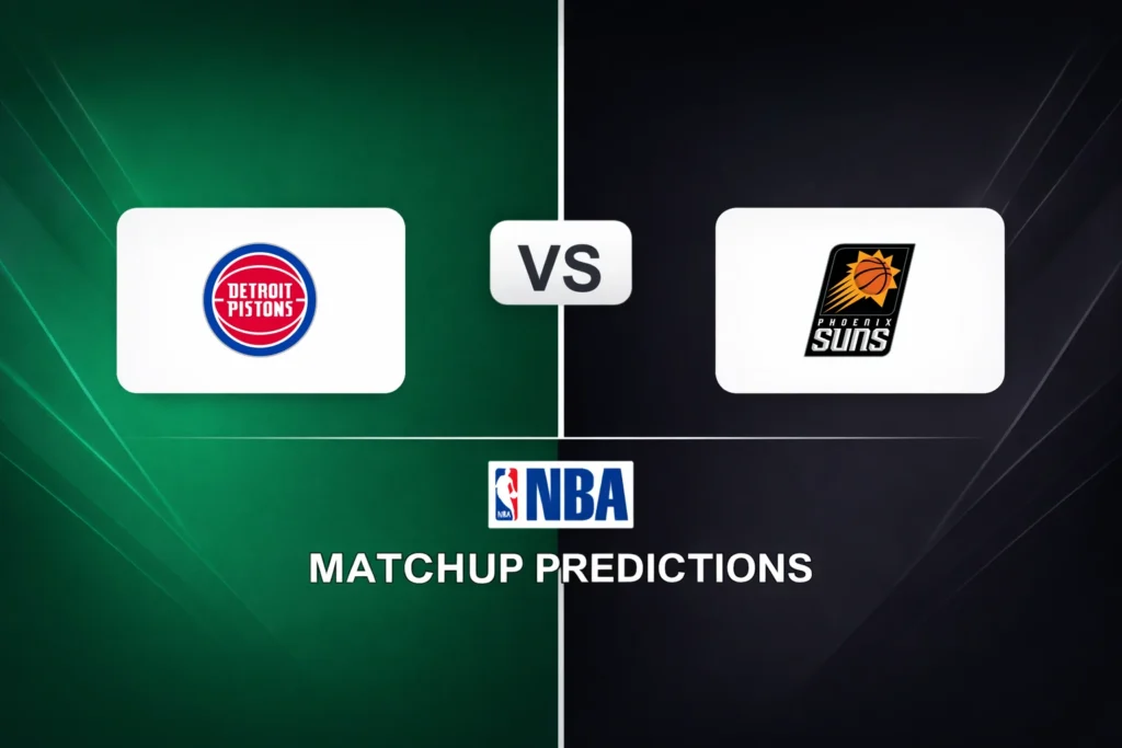 Detroit Pistons vs Phoenix Suns Prediction - NBA Game Preview, Picks, Player Props & Analysis
