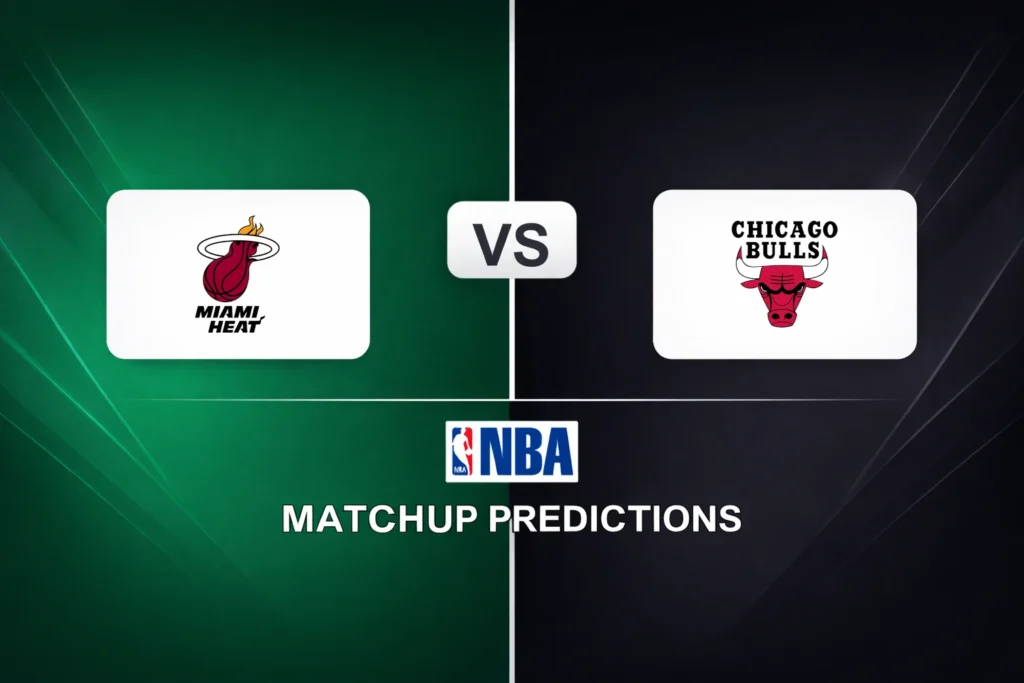 Miami Heat vs Chicago Bulls Prediction - NBA Game Preview, Picks, Player Props & Analysis