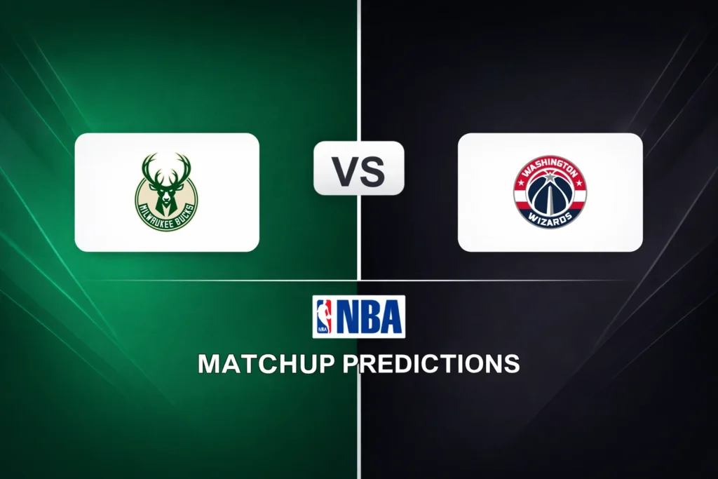 Milwaukee Bucks vs Washington Wizards Prediction - NBA Game Preview, Picks, Player Props & Analysis