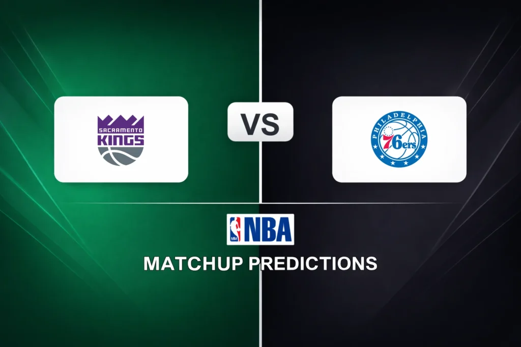 Sacramento Kings vs Philadelphia 76 ers Prediction - NBA Game Preview, Picks, Player Props & Analysis