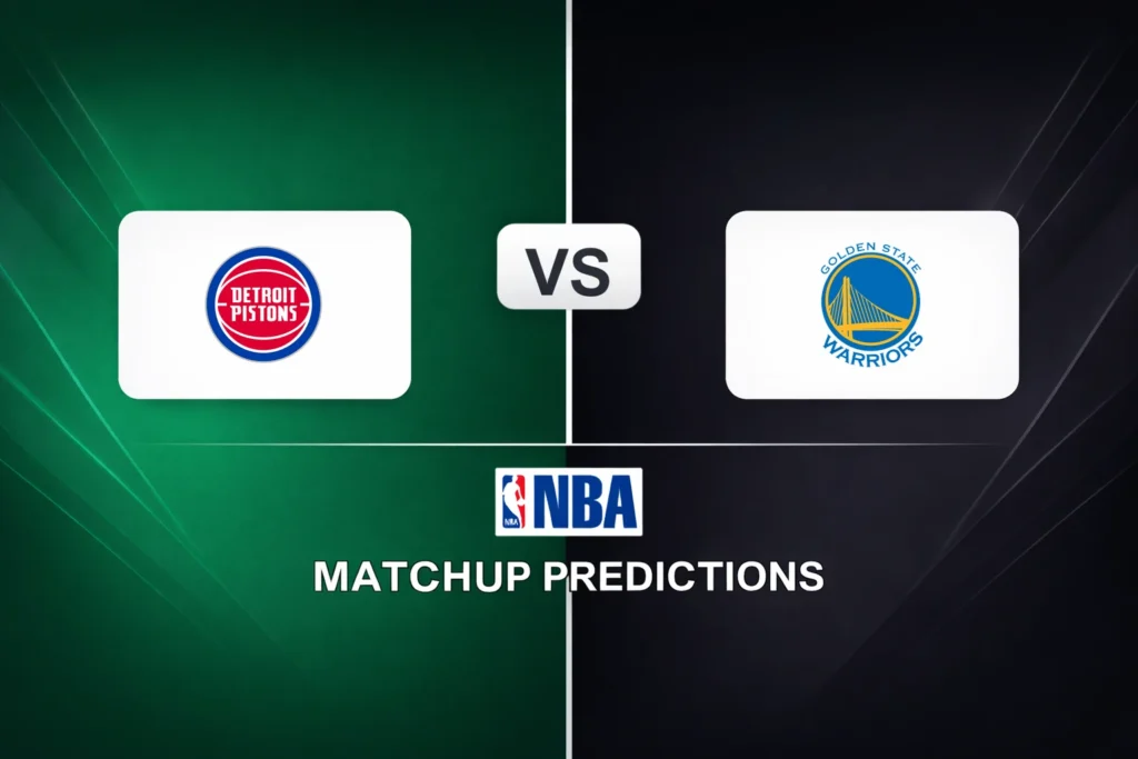 Detroit Pistons vs Golden State Warriors Prediction - NBA Game Preview, Picks, Player Props & Analysis