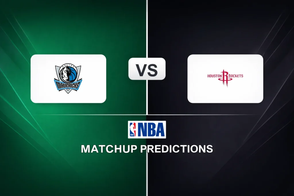 Dallas Mavericks vs Houston Rockets Prediction - NBA Game Preview, Picks, Player Props & Analysis