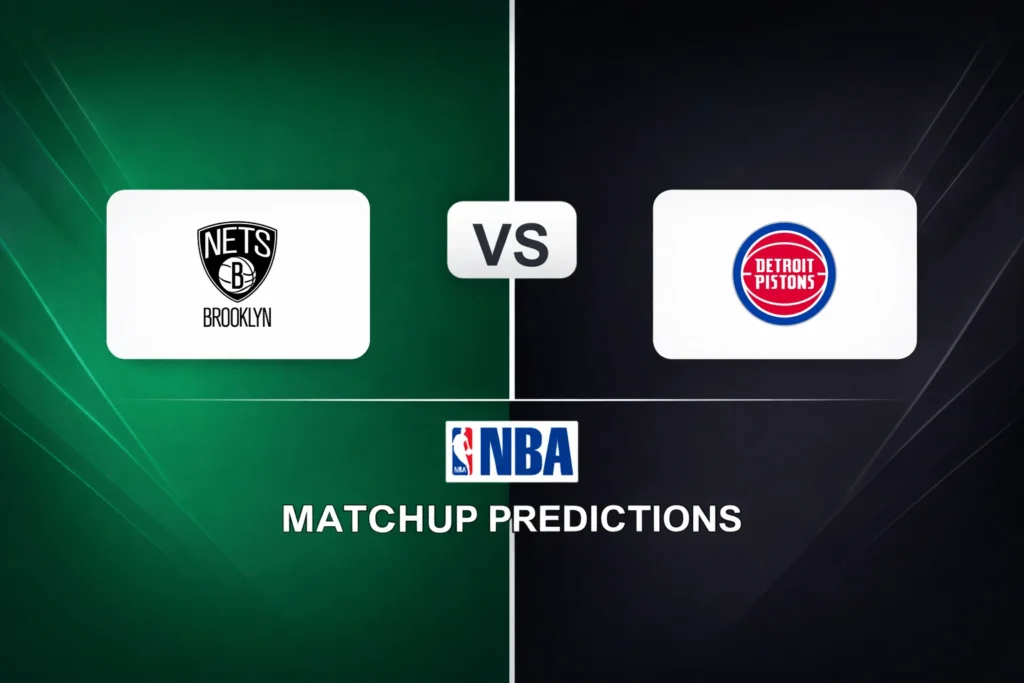 Brooklyn Nets vs Detroit Pistons Prediction - NBA Game Preview, Picks, Player Props & Analysis