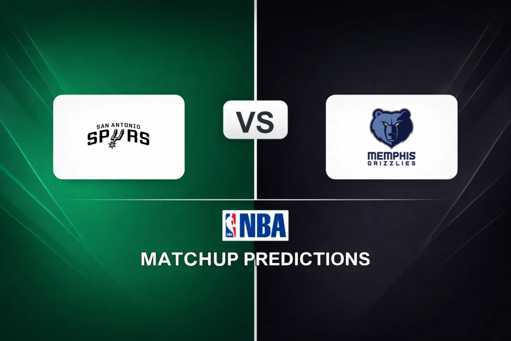 San Antonio Spurs vs Memphis Grizzlies Prediction - NBA Game Preview, Picks, Player Props & Analysis