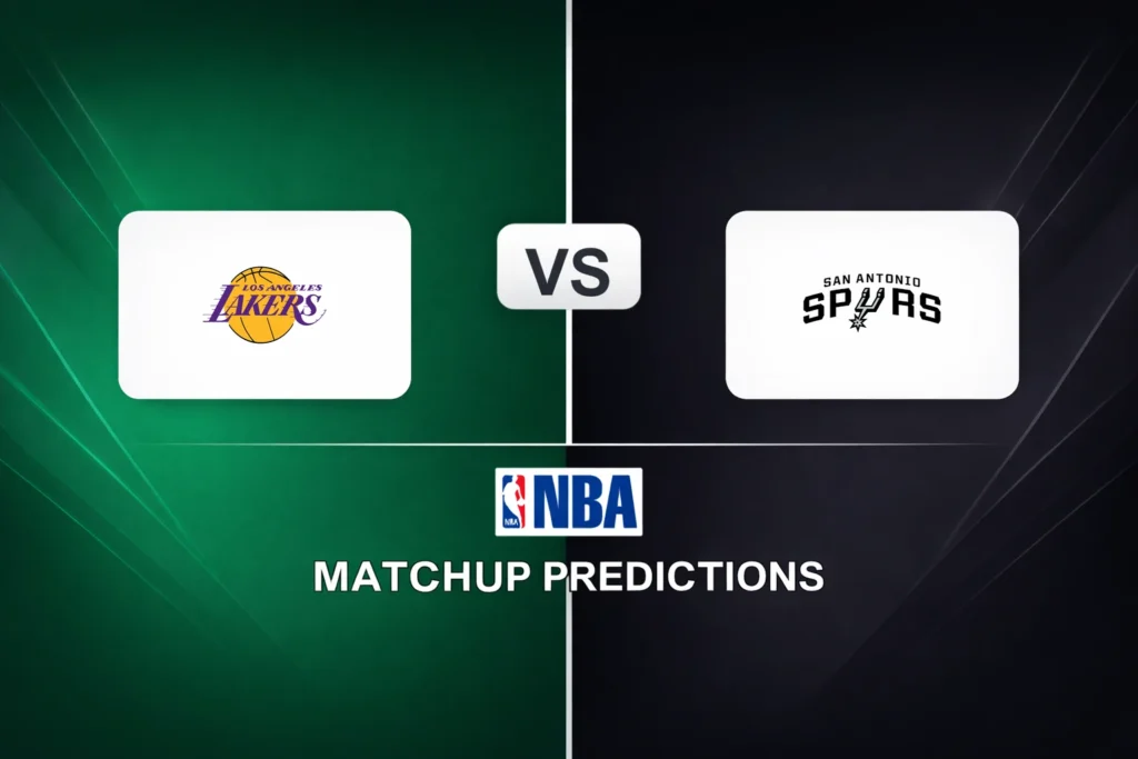 Los Angeles Lakers vs San Antonio Spurs Prediction - NBA Game Preview, Picks, Player Props & Analysis