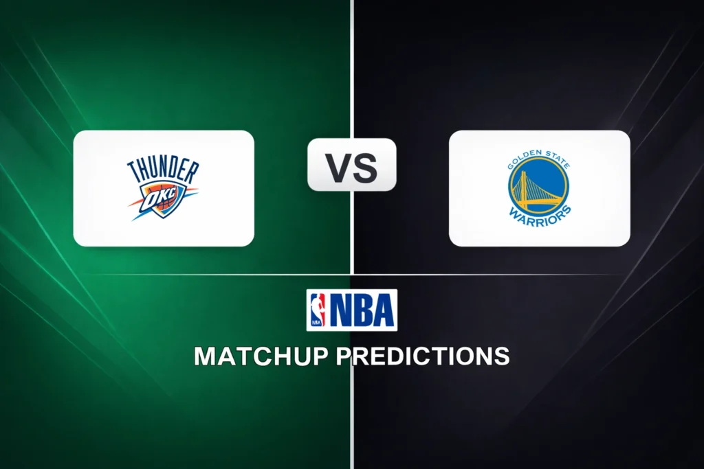 Oklahoma City Thunder vs Golden State Warriors Prediction - NBA Game Preview, Picks, Player Props & Analysis