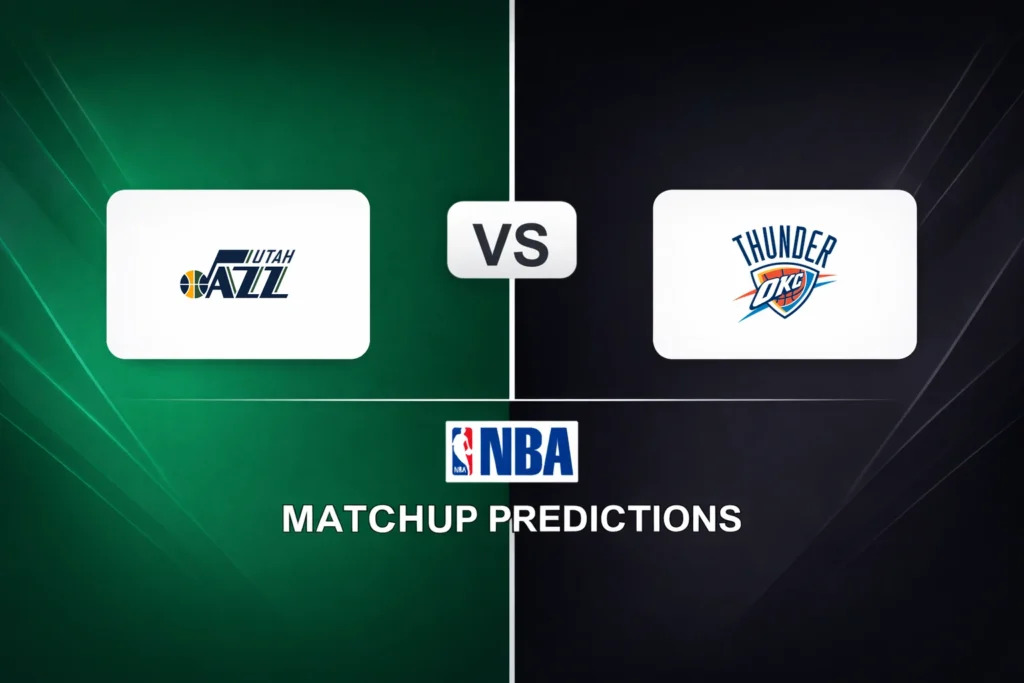 Utah Jazz vs Oklahoma City Thunder Prediction - NBA Game Preview, Picks, Player Props & Analysis