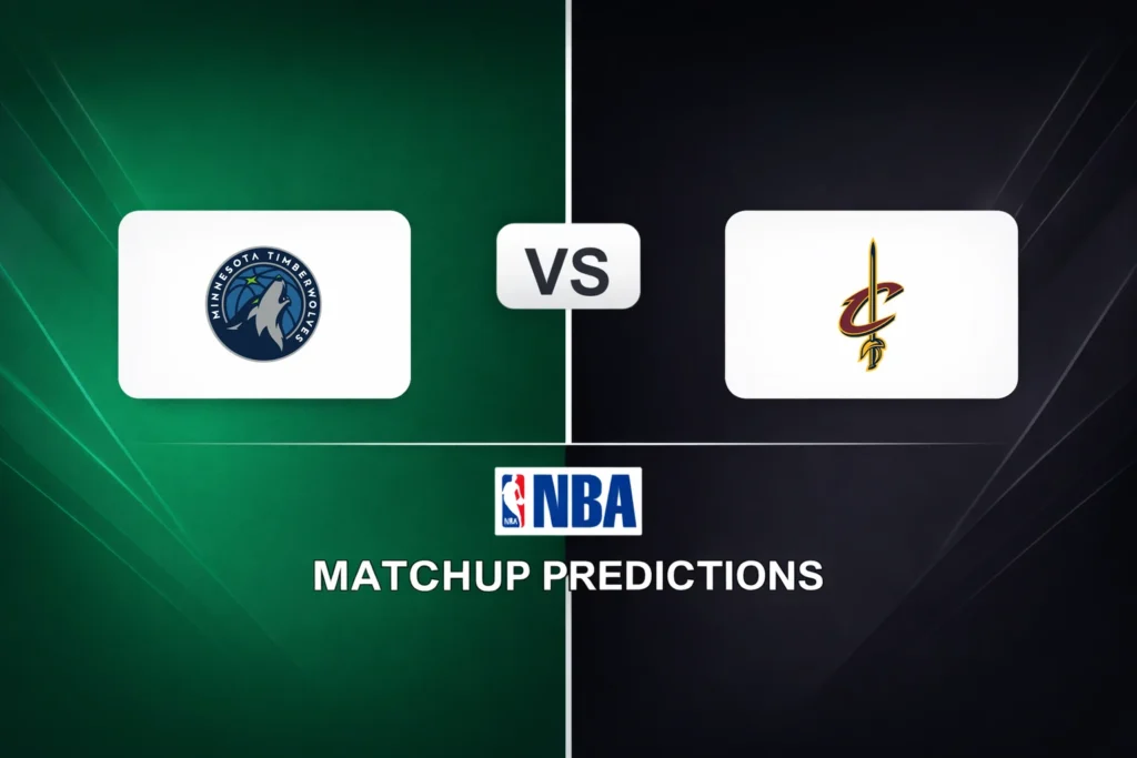Minnesota Timberwolves vs Cleveland Cavaliers Prediction - NBA Game Preview, Picks, Player Props & Analysis