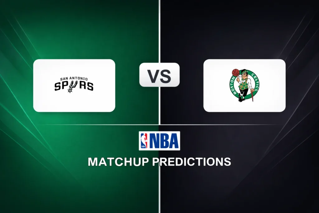 San Antonio Spurs vs Boston Celtics Prediction - NBA Game Preview, Picks, Player Props & Analysis