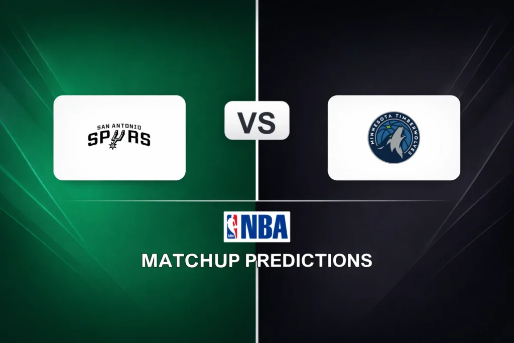 San Antonio Spurs vs Minnesota Timberwolves Prediction - NBA Game Preview, Picks, Player Props & Analysis