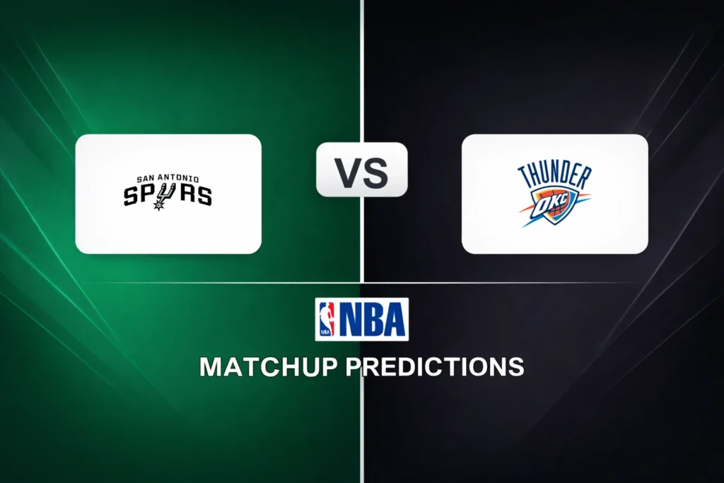 San Antonio Spurs vs Oklahoma City Thunder Prediction - NBA Game Preview, Picks, Player Props & Analysis