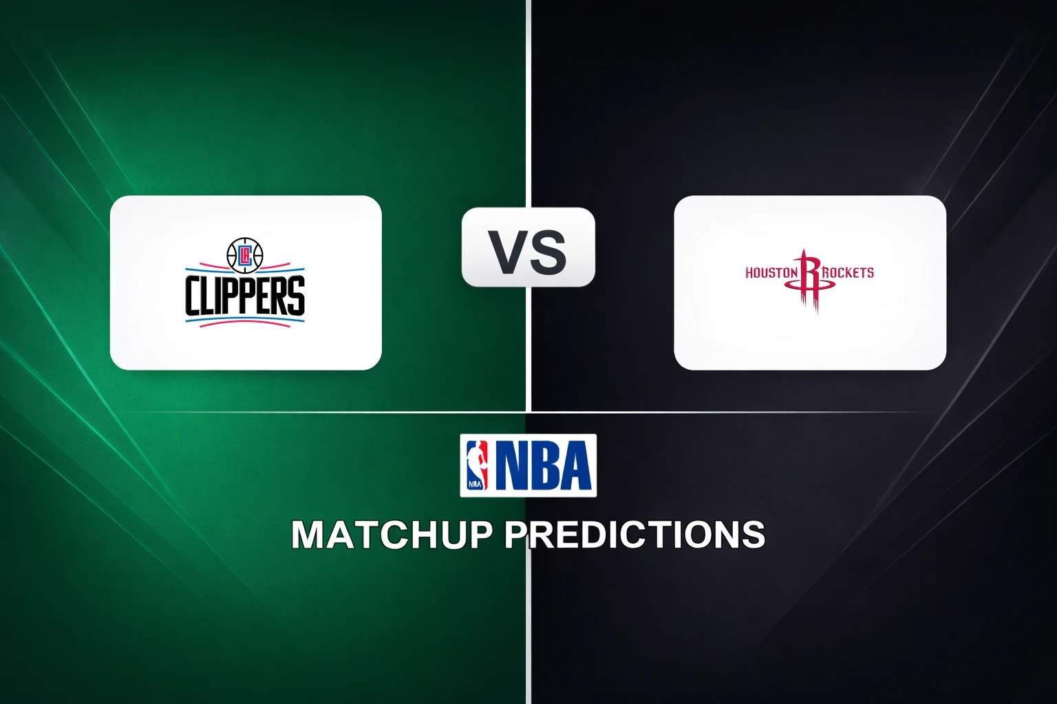 LA Clippers vs Houston Rockets Prediction - NBA Game Preview, Picks, Player Props & Analysis