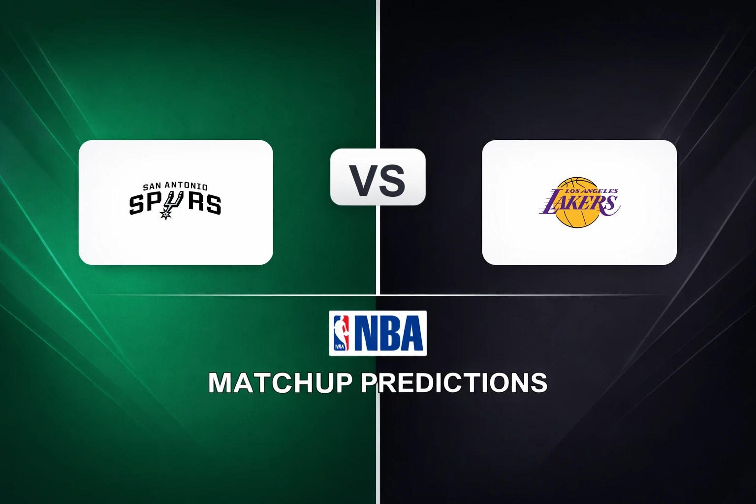 San Antonio Spurs vs Los Angeles Lakers Prediction - NBA Game Preview, Picks, Player Props & Analysis