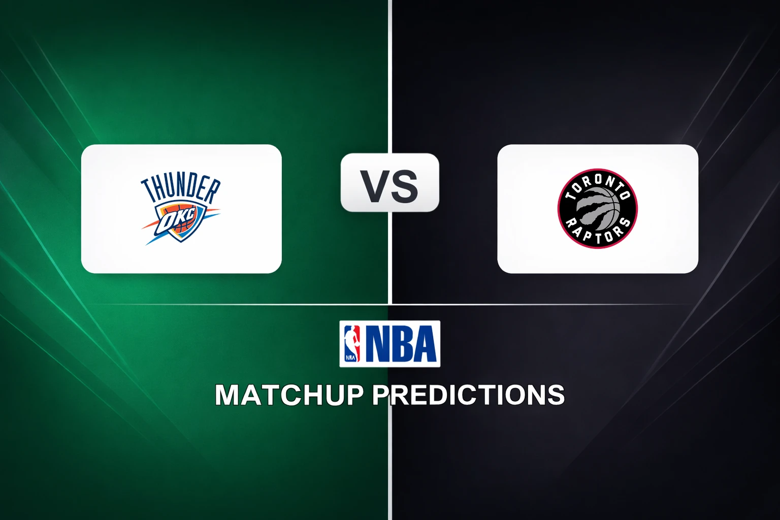 Oklahoma City Thunder vs Toronto Raptors Prediction - NBA Game Preview, Picks, Player Props & Analysis