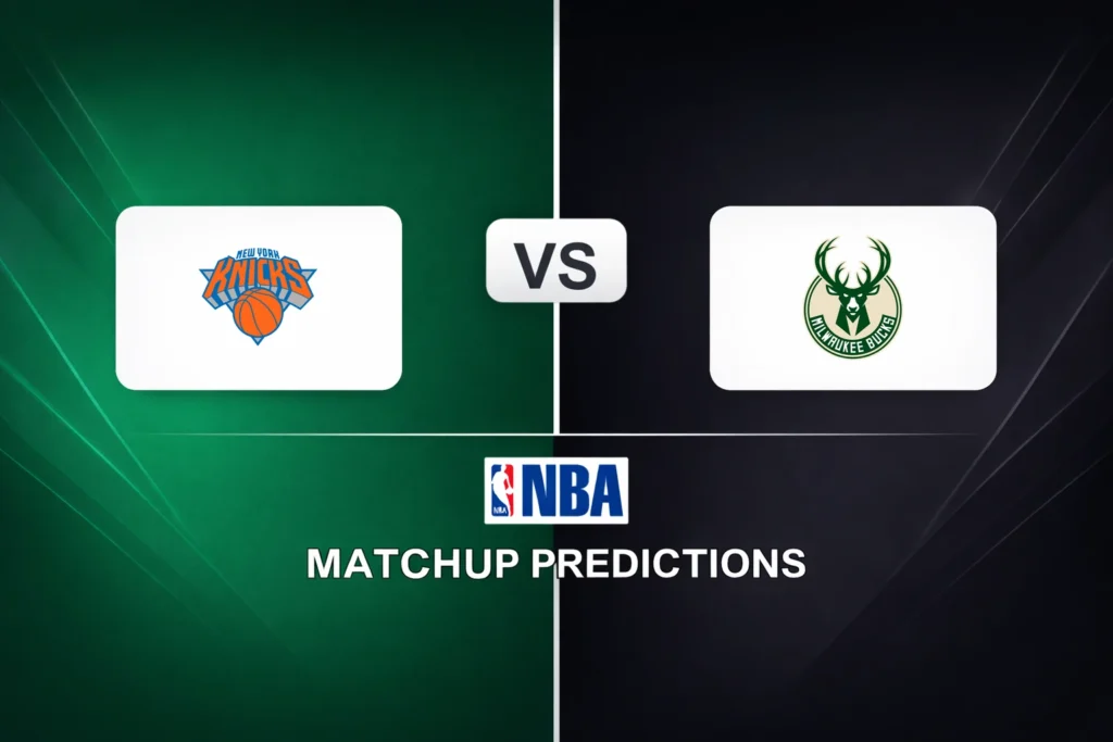 New York Knicks vs Milwaukee Bucks Prediction - NBA Game Preview, Picks, Player Props & Analysis