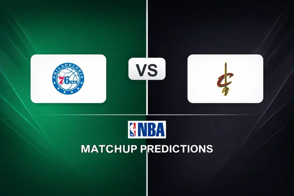 Philadelphia 76 ers vs Cleveland Cavaliers Prediction - NBA Game Preview, Picks, Player Props & Analysis